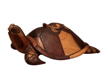 Wood Carved Turtle