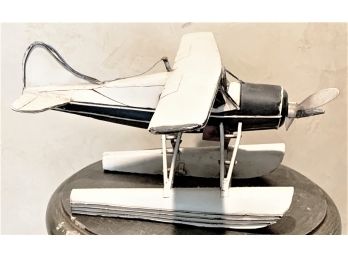 Interlude Home Decor  Decorative Metal Airplane