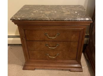 Thomasville Marble Top Side Table
