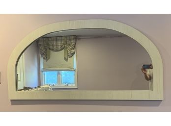 White  Painted Ted Dome Top Wall Mirror