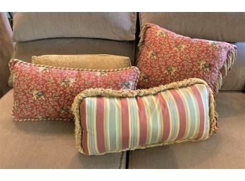 Group Of Four Decorative Pillows