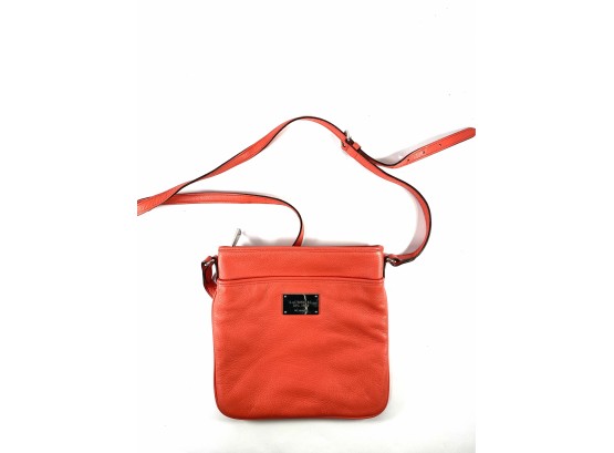 Ralph Lauren Orange Leather Bag