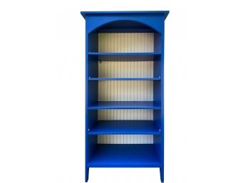 Cobalt Blue Book Shelf
