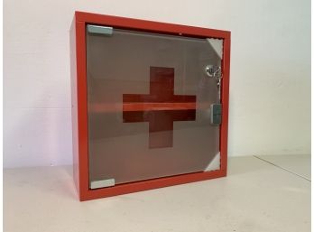 First Aid Wall Mounted Safety Box W/ Lock & Key