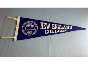 New England College Felt Pennant