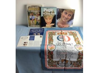 Princess Diana And Royal Wedding Memorabilia Lot