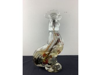 Glass Rooster Oil Burner Lamp