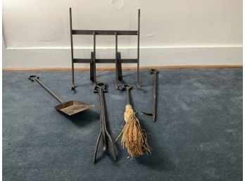 Fireplace Rack And Tool Set