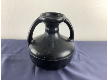 Double Handle Black Vase / Jug