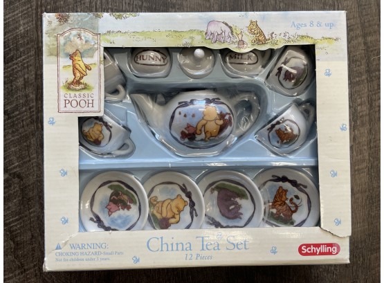Ultra Adorable Points For This:  Classic (Winnie The ) Pooh China Tea Set - 12 Pieces