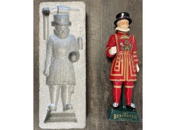 Large Beefeater Yeoman Stature Figurine With Form Fitted Styrofoam