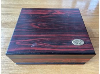 Thompson & Co Inc. Cigar Wooden Humidor Box