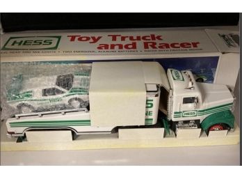 Hess, Toy Truck And Racer, In Original Box With Packaging