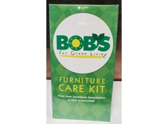 Bob's For Green Living Furniture Care Kit- Upholstery 8 Oz Bottle & Wood 8 Oz Bottle SEALED With Plastic -NEW