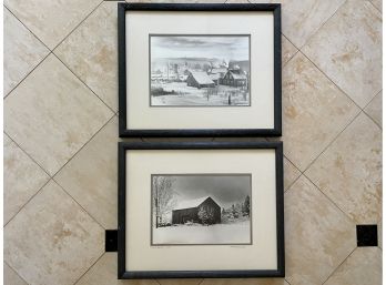Two Neal A. Parent (Maine, 20th Century) Numbered & Signed Framed Photographs