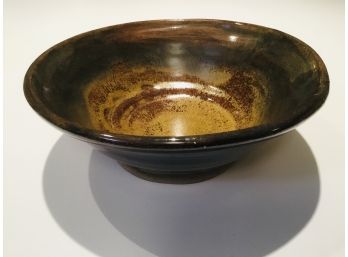Anna Wei Signed Pottery Glazed Bowl