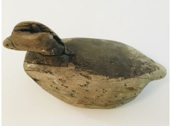 Antique Carved Wood Duck Decoy