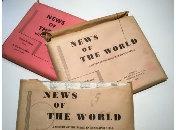 Three 1953 Prentice-Hall Newspaper Style History Folios