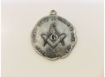 Vintage Masonic Pendant Charm