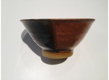 Signed Studio Pottery Glazed Tea Bowl