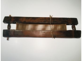 Antique Hardwood Loom From The Philippines