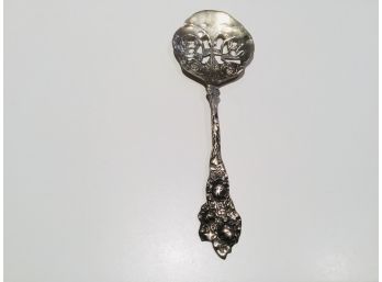 Fine Antique Sterling Silver Berry Spoon