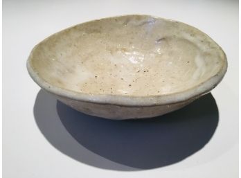 Studio Pottery Bowl With Thick Glaze