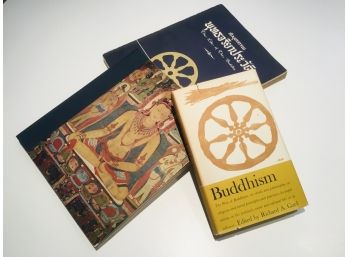 Three Vintage Books On The Buddha