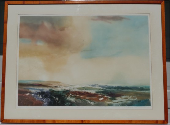 John Maxon - Signed Limited Edition Lithograph - Abstract Landscape