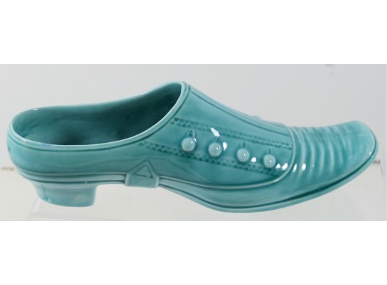 Italian Designer Ceramic Shoe - Mottahedah Design Italy - Turquoise