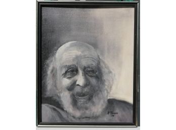 Fritz Perls - Psychologist - Original Oil Painting From Photography By P THorpe