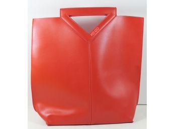 Kenzo Red Bag - Beautiful New Condition  14 1/2 X 13 X 3 1/2'  Purse, Carrybag, Tote