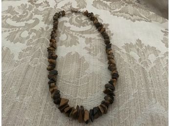 Polished Stone Necklace - Lot #8