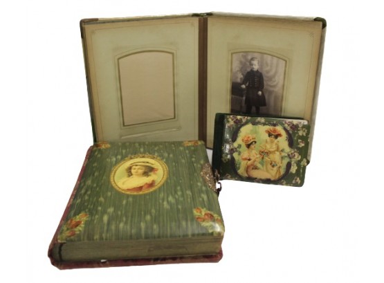 Charming Collection Of Vintage Photo Albums And Journal