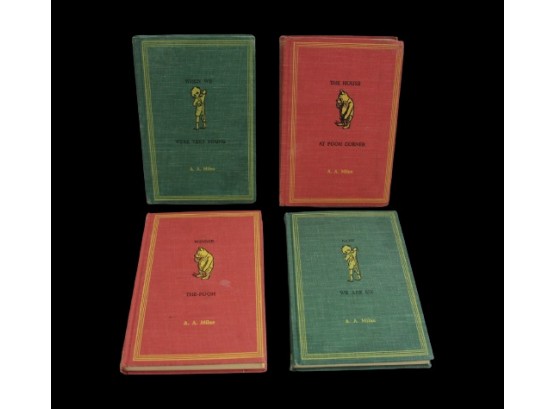 Vintage A. A. Milne Books Including Winnie The Pooh