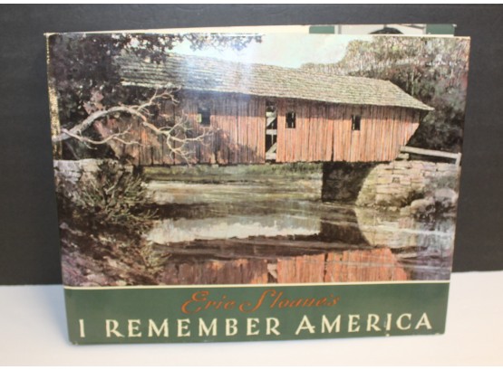 Signed Eric Sloane's I Remember America