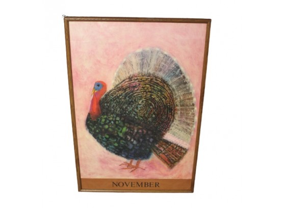 Fun Turkey Framed Poster