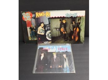Vintage Stray Cats Recored Albums