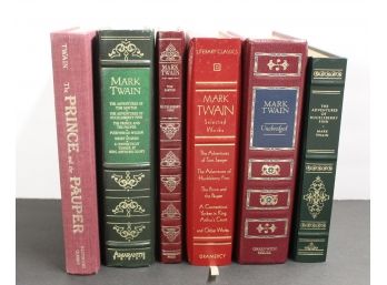 Collection Of Vintage Mark Twain Books