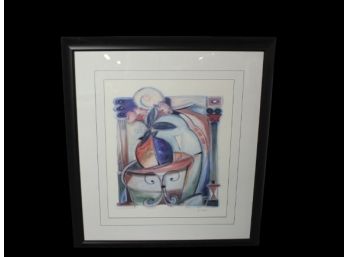 Signed Abstract Lithograph