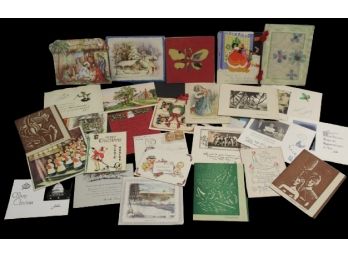 Adorable Lot Of Vintage Cards