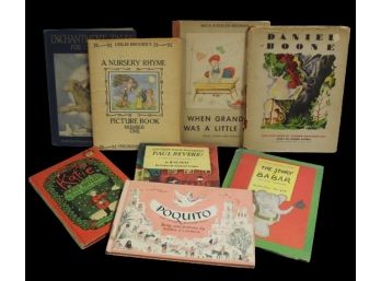 Vintage Lot Of Sweet Children's Books