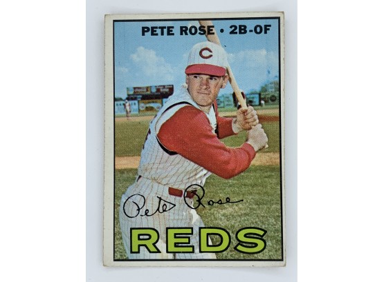 1967 Topps Pete Rose Vintage Collectible Card
