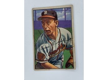 1952 Bowman Vern Bickford Vintage Collectible Card