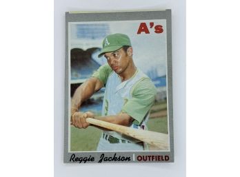 1970 Topps Reggie Jackson Vintage Collectible Card