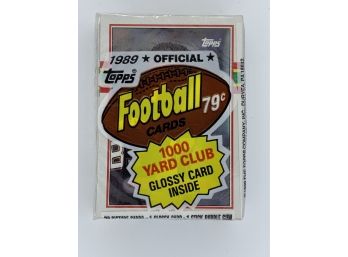 1989 Topps Football 3 Cello Packs Vintage Collectible Card