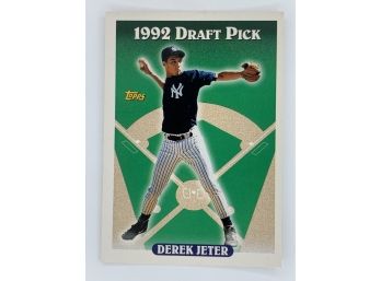 1993 Topps Derek Jeter Rookie Vintage Collectible Card