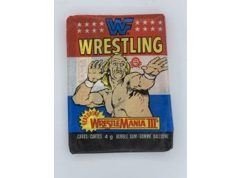 1987 O Pee Chee WWF Wrestling Pack Vintage Collectible Card