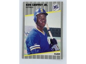 1989 Fleer Ken Griffey Jr Vintage Collectible Card