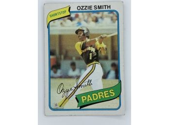 1980 Topps Ozzie Smith Vintage Collectible Card